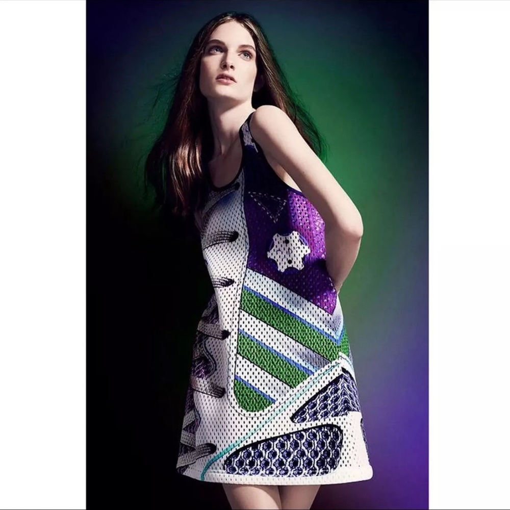 Mary Katrantzou X Adidas Originals Tank Mini Dress Size Small